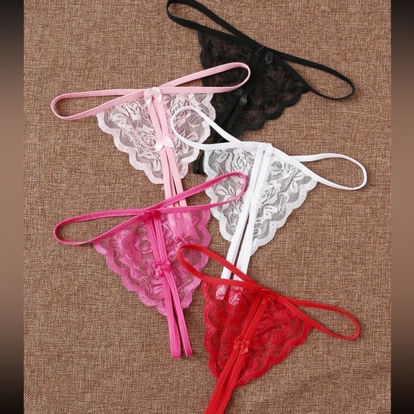 5 pair set- Lace and Bow Panty NEW 🏷️ - Picture 2 of 7